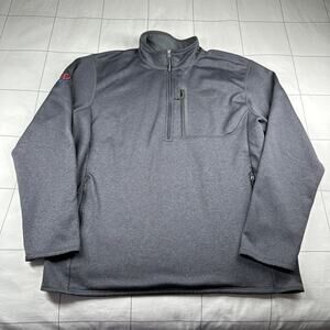 The North Face - Men’s Gray Quarter-Zip Pullover